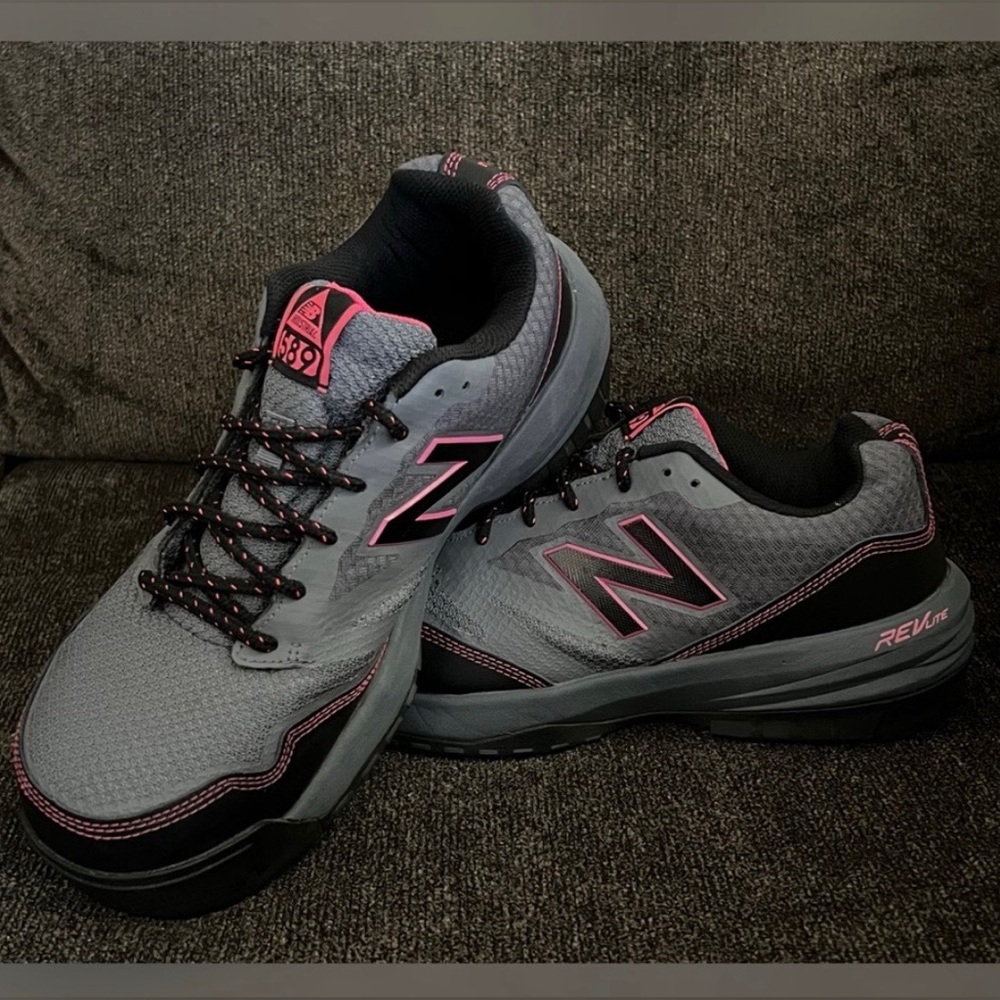 New Balance 589v1 "REVlite" Pink & Grey Industrial Women's Shoes Size 10